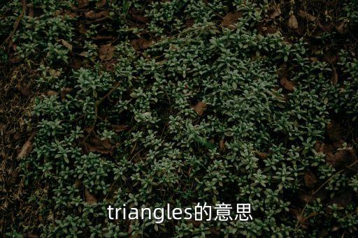  triangles的意思
