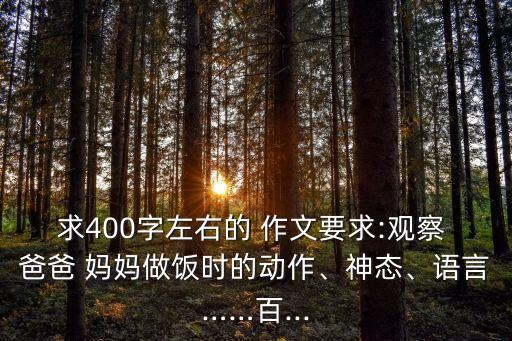 爸爸媽媽做那個作文,媽媽一個人做飯我吃過最好吃!