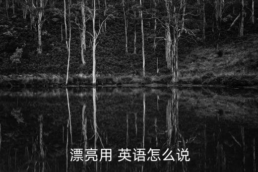 漂亮的英語怎么寫,漂亮這個英文單詞有多個詞匯對應?