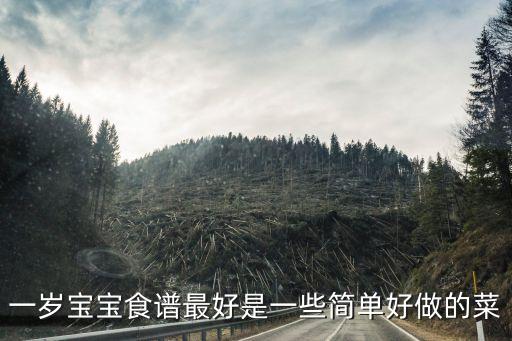 一歲寶寶食譜，一歲寶寶食譜最好是一些簡單好做的菜