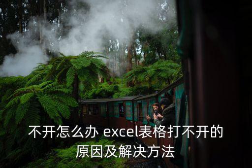 不開怎么辦 excel表格打不開的原因及解決方法