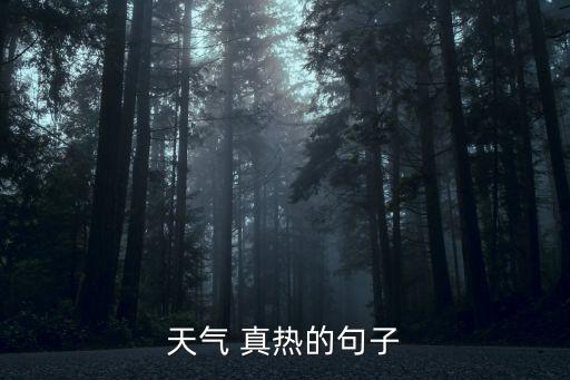 真熱,今天的天氣真熱!路上行人步色匆匆仿佛害怕熱浪融化