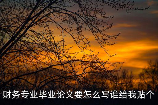 財務畢業論文，財務管理畢業論文