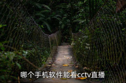 哪個手機軟件能看cctv直播
