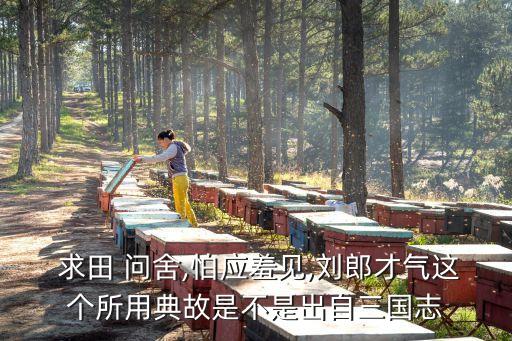 求田問舍,李清照:求田問舍怕丟人，劉郎有才不怕犧牲