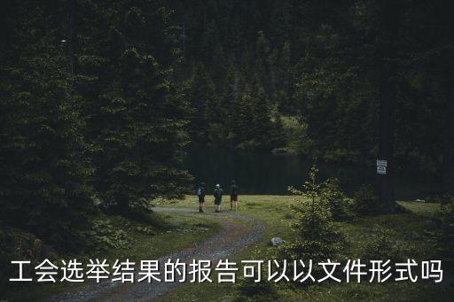 工會選舉結果的報告可以以文件形式嗎