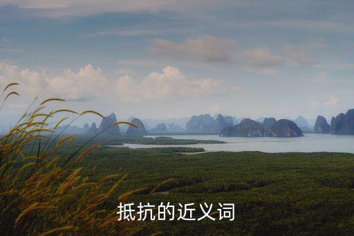 抵抗的近義詞
