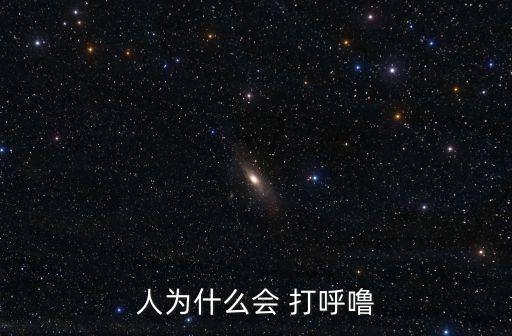 人為什么會(huì) 打呼嚕