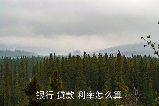 貸款利率怎么算,中國(guó)商業(yè)貸款今日普遍上浮20%
