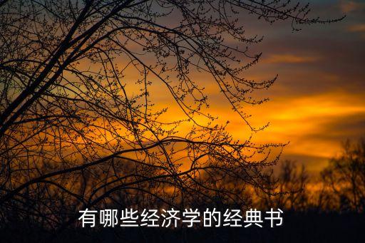 經濟學經典書籍，有哪些經濟學的經典書