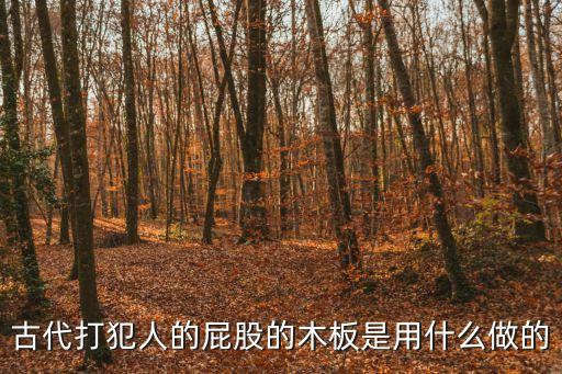 古代打犯人的屁股的木板是用什么做的
