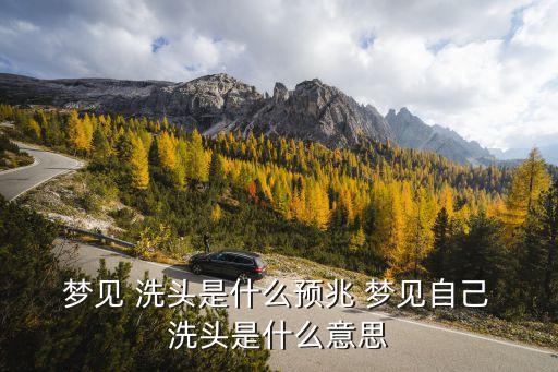  夢(mèng)見 洗頭是什么預(yù)兆 夢(mèng)見自己 洗頭是什么意思