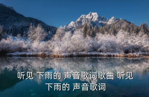 聽見下雨的聲音,武漢出現確診病例全市范圍擴大