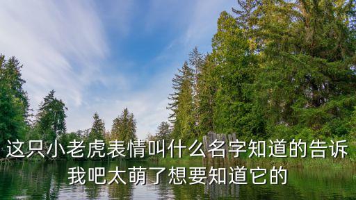 卡通小老虎，這只小老虎表情叫什么名字知道的告訴我吧太萌了想要知道它的