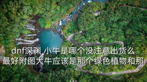 dnf深淵 小牛是哪個沒注意出貨么最好附圖大牛應該是那個綠色植物和那...