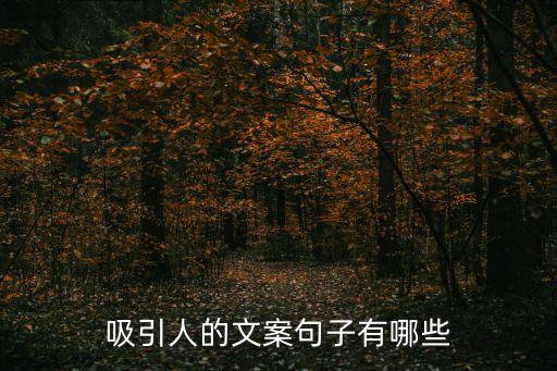 打動(dòng)人心的文案，吸引人的文案句子有哪些