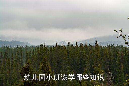 小班育兒知識，幼兒園小班有哪些育兒知識