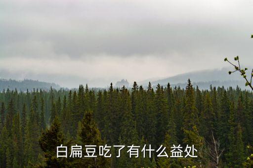 白扁豆吃了有什么益處