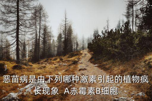 惡苗病，惡苗病是什么通俗解釋一下