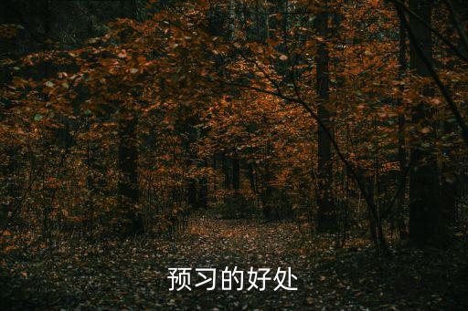 預習的好處，具有良好的預習習慣有哪些好處