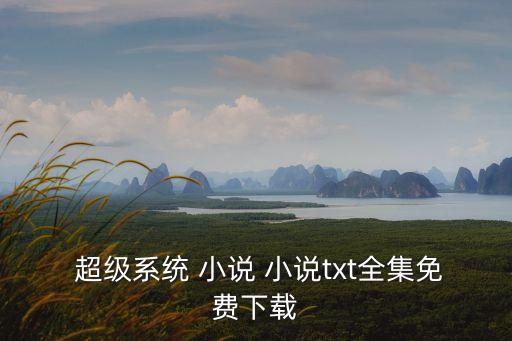  超級(jí)系統(tǒng) 小說 小說txt全集免費(fèi)下載