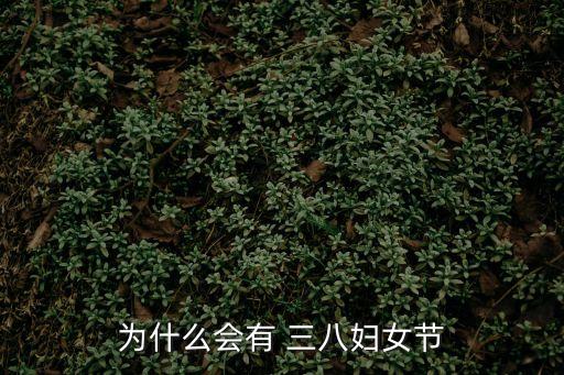 為什么會(huì)有 三八婦女節(jié)