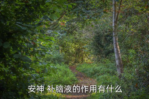 安神補腦液的作用,補腦藥物知多少?