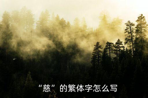 慈,詞解:善良、仁慈和溫柔