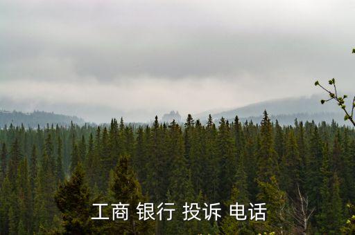  工商 銀行 投訴 電話
