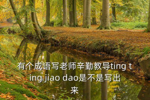 教導的成語，什么教導成語