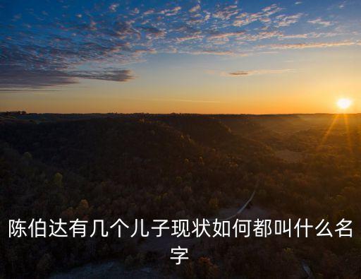 陳伯達簡介，陳伯達是怎么死的