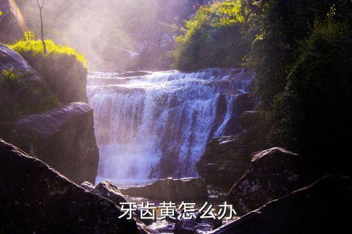牙齒變黃,牙齒變黃或因食物或咖啡色素沉積所致