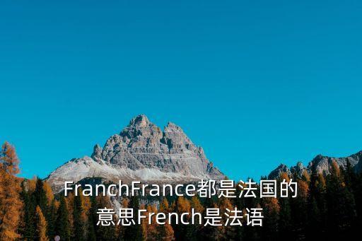 法國人的英語，法國人用英語怎么說