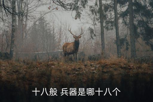 十八般 兵器是哪十八個