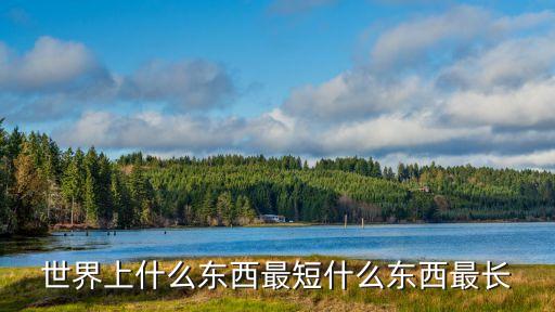 什么最長，世界上什么東西最短什么東西最長