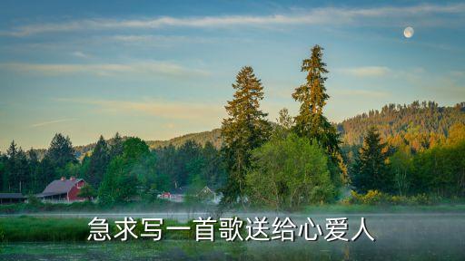 急求寫一首歌送給心愛人