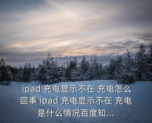 ipad不在充電,連接pc給ipad充電需要10個小時以上