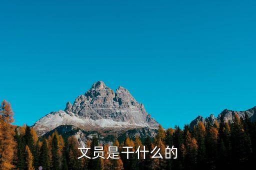 文員是什么工作，文員是干什么的