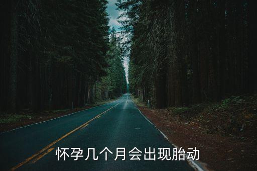 什么時候有胎動，胎兒幾個月的時候會有胎動