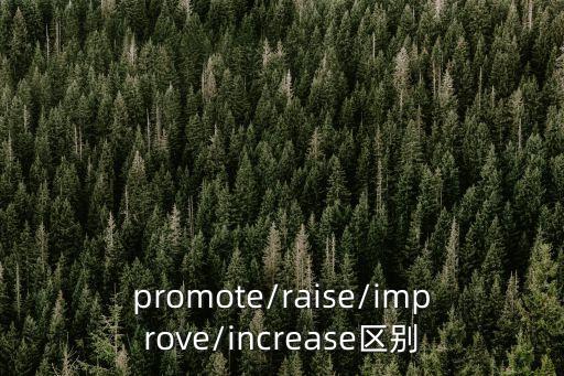 promotes,提升英語(yǔ)水平不能叫improve!