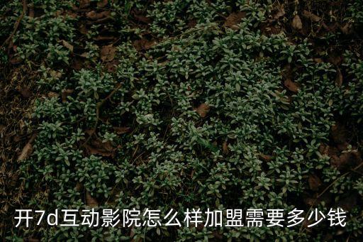 開7d互動(dòng)影院怎么樣加盟需要多少錢