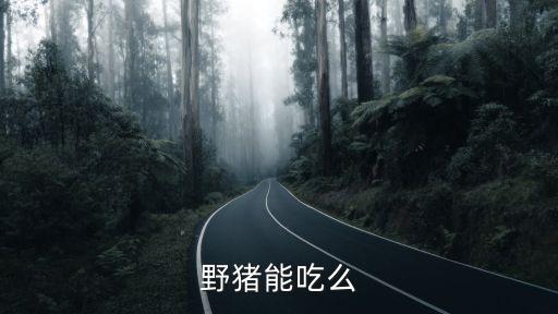 野豬能吃么
