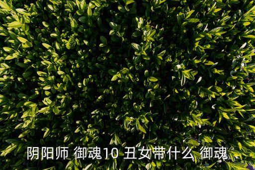 丑女御魂,丑女兒御魂搭配:破勢四件套 生命2件套搭配點評