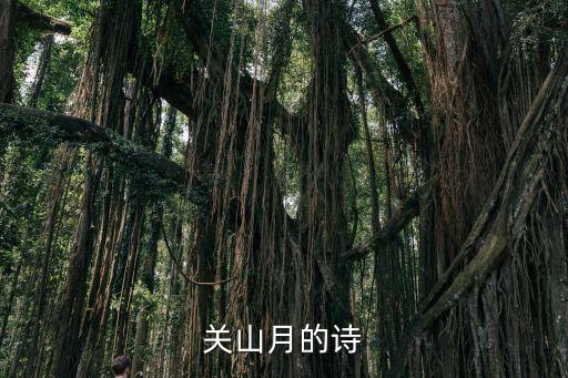 關(guān)山月古詩(shī)，關(guān)山月的詩(shī)