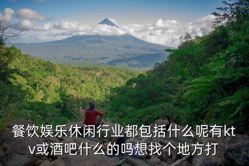 餐飲娛樂休閑行業都包括什么呢有ktv或酒吧什么的嗎想找個地方打