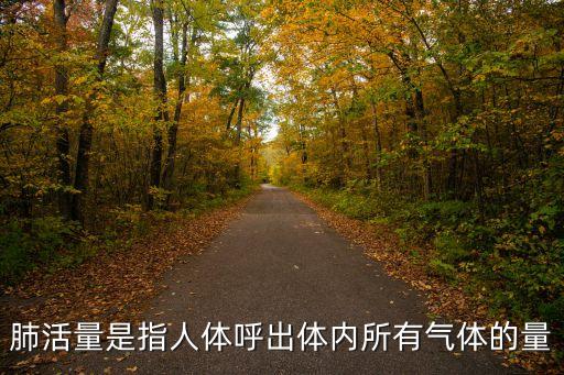 肺活量是什么意思，肺活量是什么