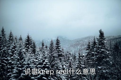 說(shuō)唱keep reel什么意思