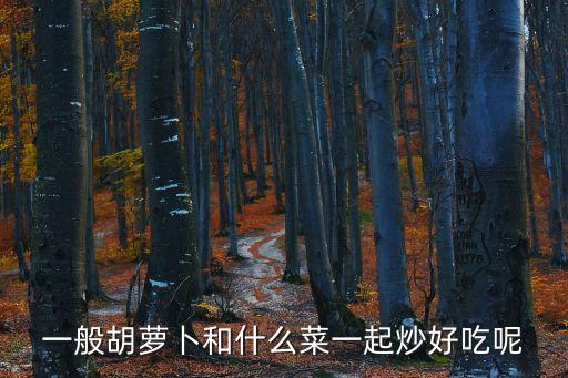 一般胡蘿卜和什么菜一起炒好吃呢