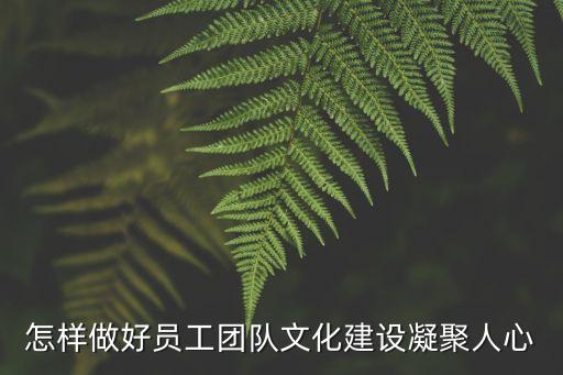 團隊文化建設，如何打造團隊文化