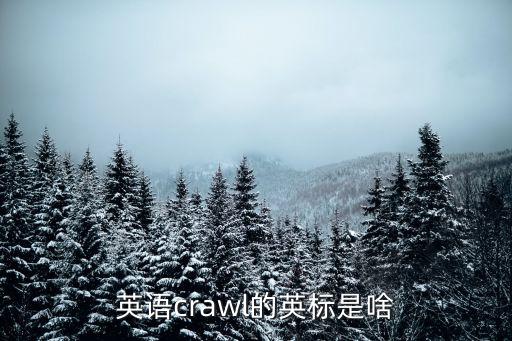 crawl，crawl的中文意思是什么